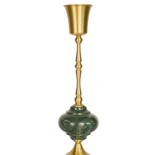 Serene Green Candle Stand